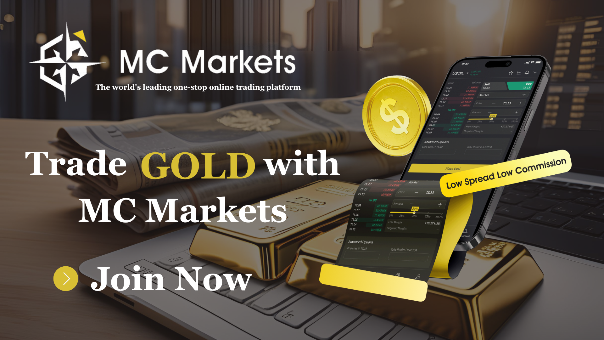 MC Markets - Trade Gold